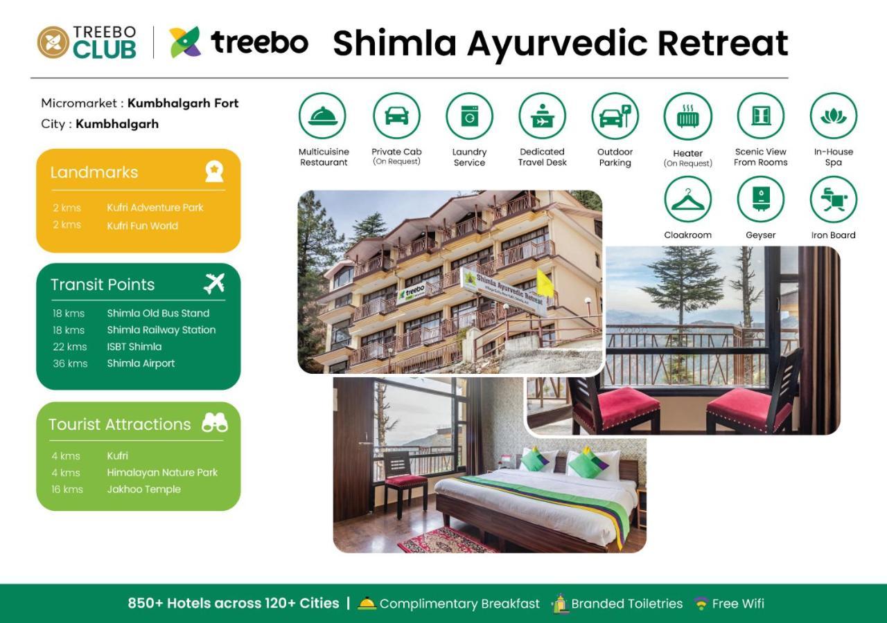 Treebo Shimla Ayurvedic Retreat Kufri Hotel Eksteriør billede